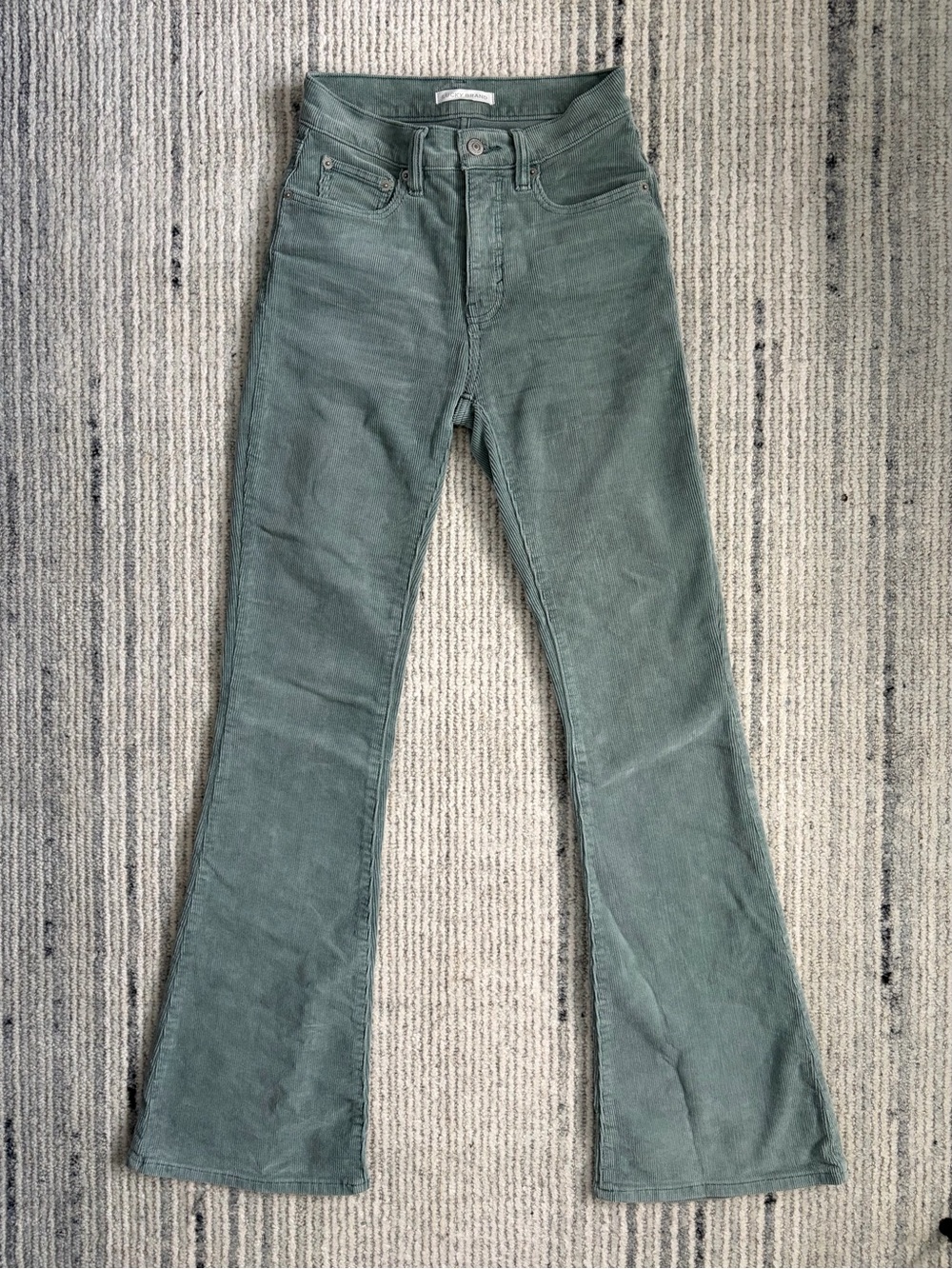 Lucky Brand Seafoam Green Corduroy Pants Size 0